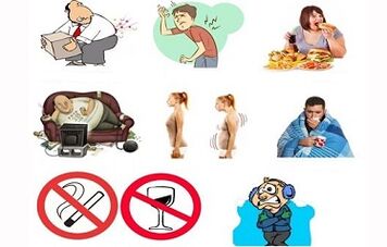 Causes de l'ostéochondose cervicale
