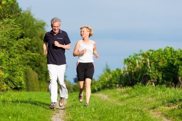 Jogging pour la prévention de l'ostéochondrose